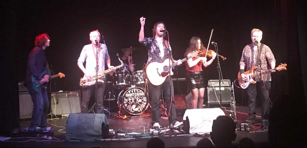 image of hanterhir playing live at the poly in falmouth